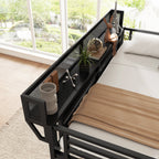 Twin Size Loft Bed with Stairs and Storage