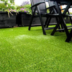 Artificial Lawn 36pcs Interlocking Artificial Grass Tiles