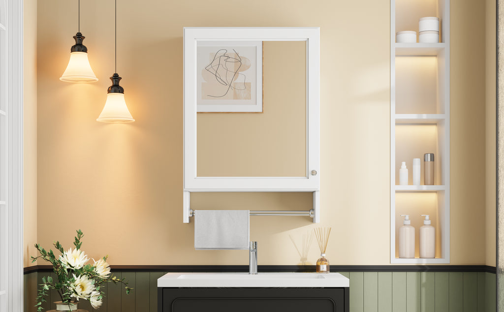 3-in-1 Bathroom Mirror Cabinet