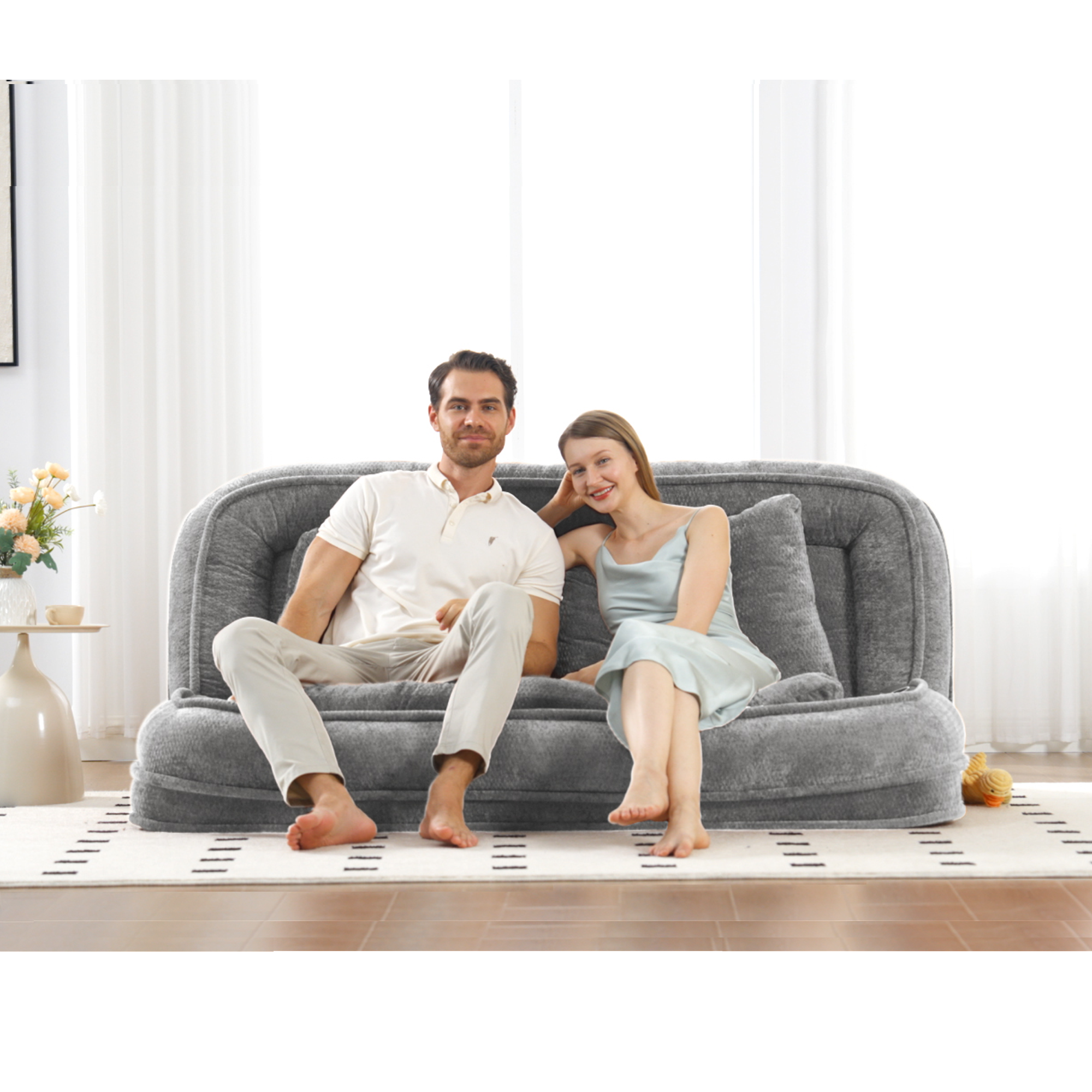 Double Human Dog Bed Lazy Sofa