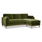 Knox 89" Modern Farmhouse Reversible Chaise Sectional Sofa