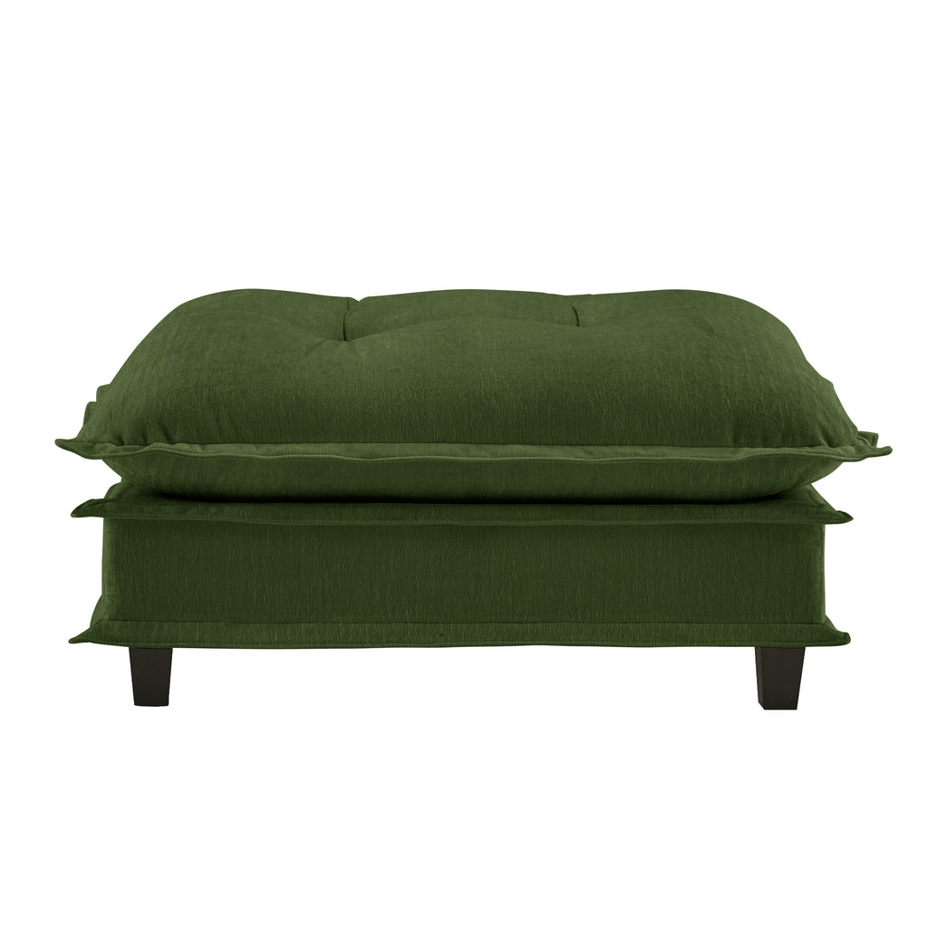 73-Inch Chenille Ottoman