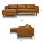 Anthony Corner Sectional Sofa Left Facing