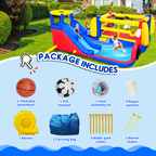 7 in 1 Inflatable Slide Water Park