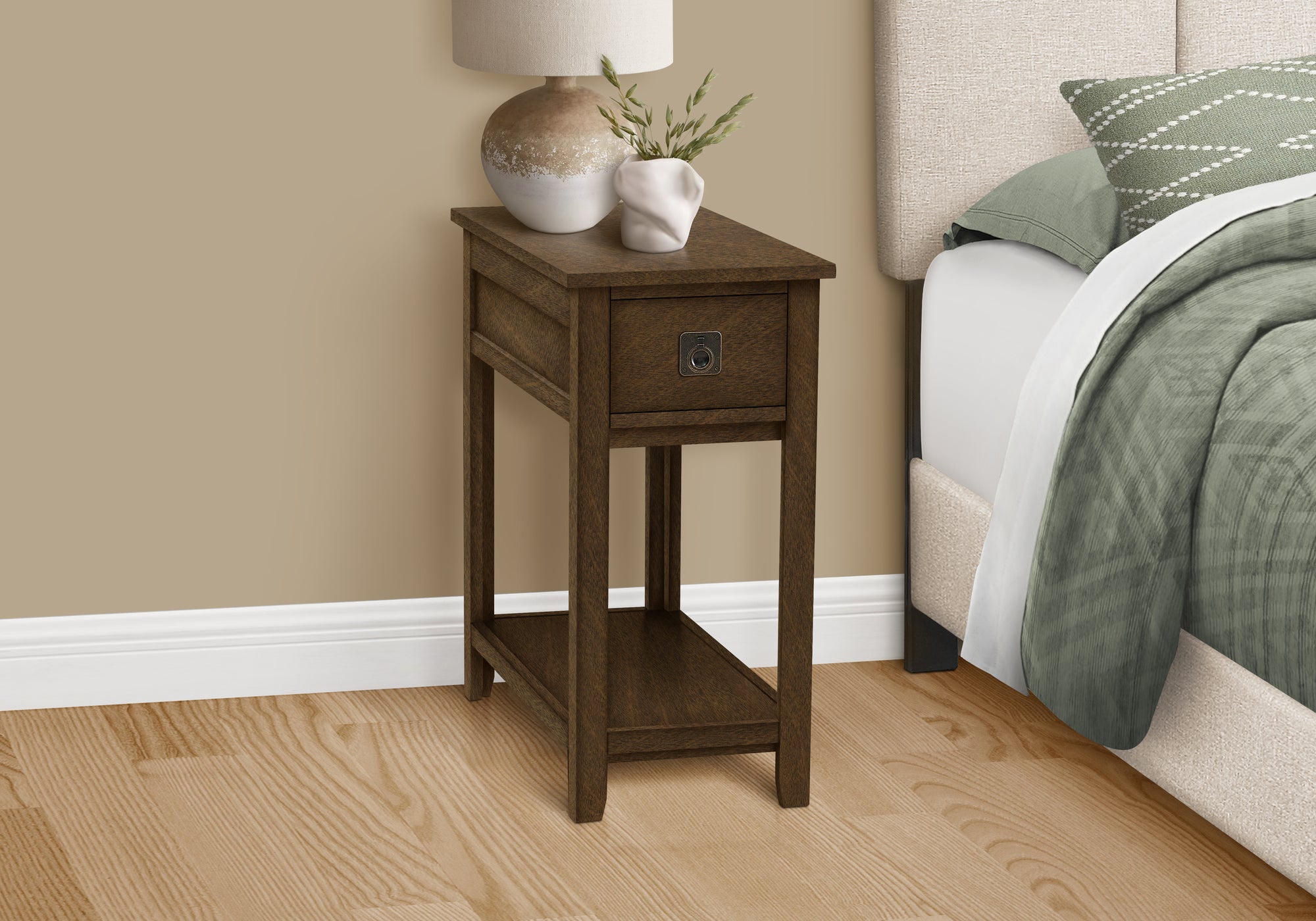 Accent Table with Storage Drawer