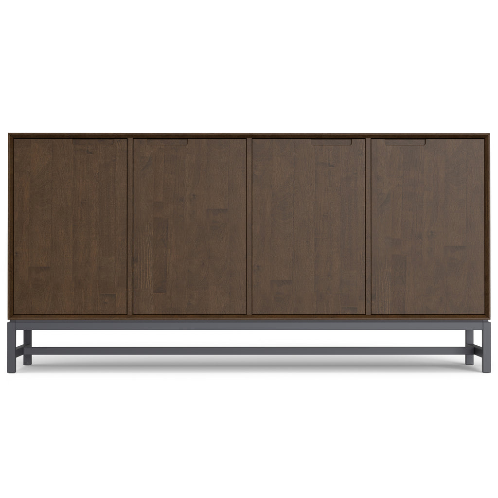 Banting 72 Inch Wide Solid Wood 4 Door Sideboard Buffet