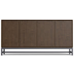 Banting 72 Inch Wide Solid Wood 4 Door Sideboard Buffet