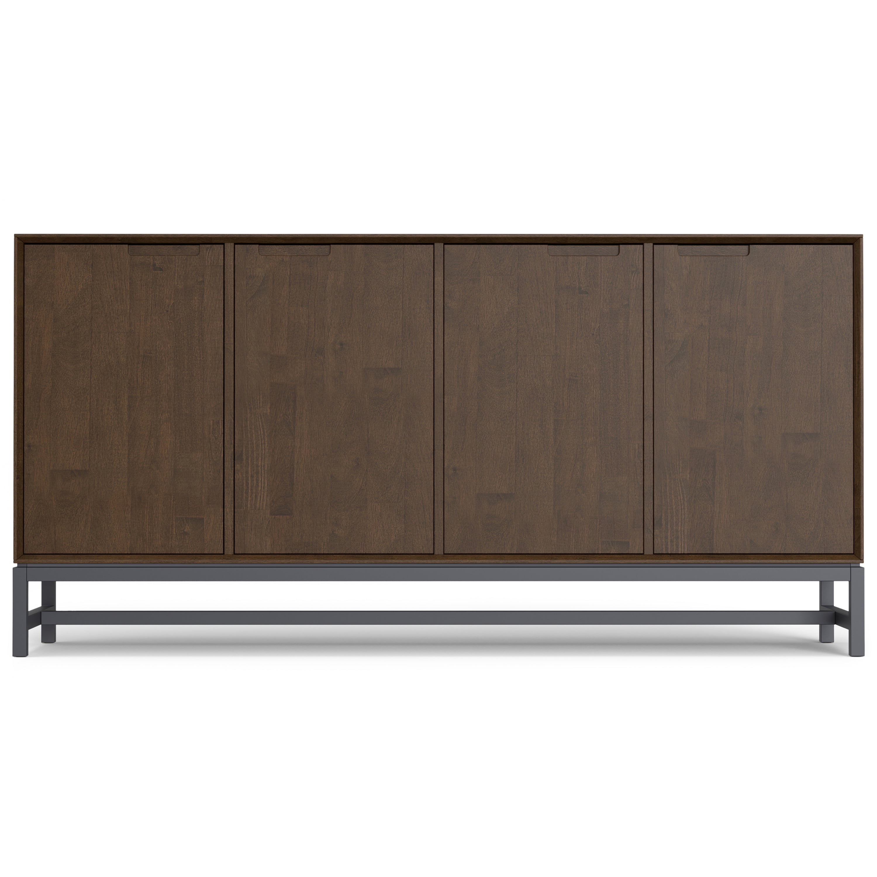 Banting 72 Inch Wide Solid Wood 4 Door Sideboard Buffet