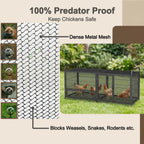 63" Chicken Cage Metal Poultry Breeding Coop