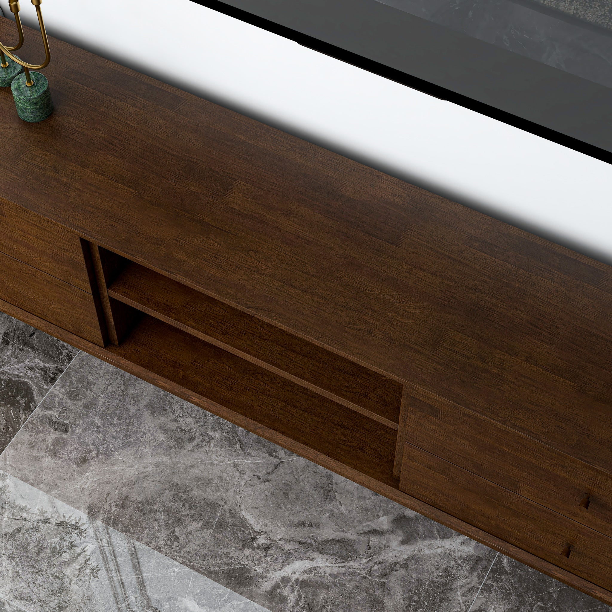 Caroline Mid Century Modern Style TV Stand