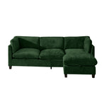 96.5" Sectional Couch for Living Room with Ottoman