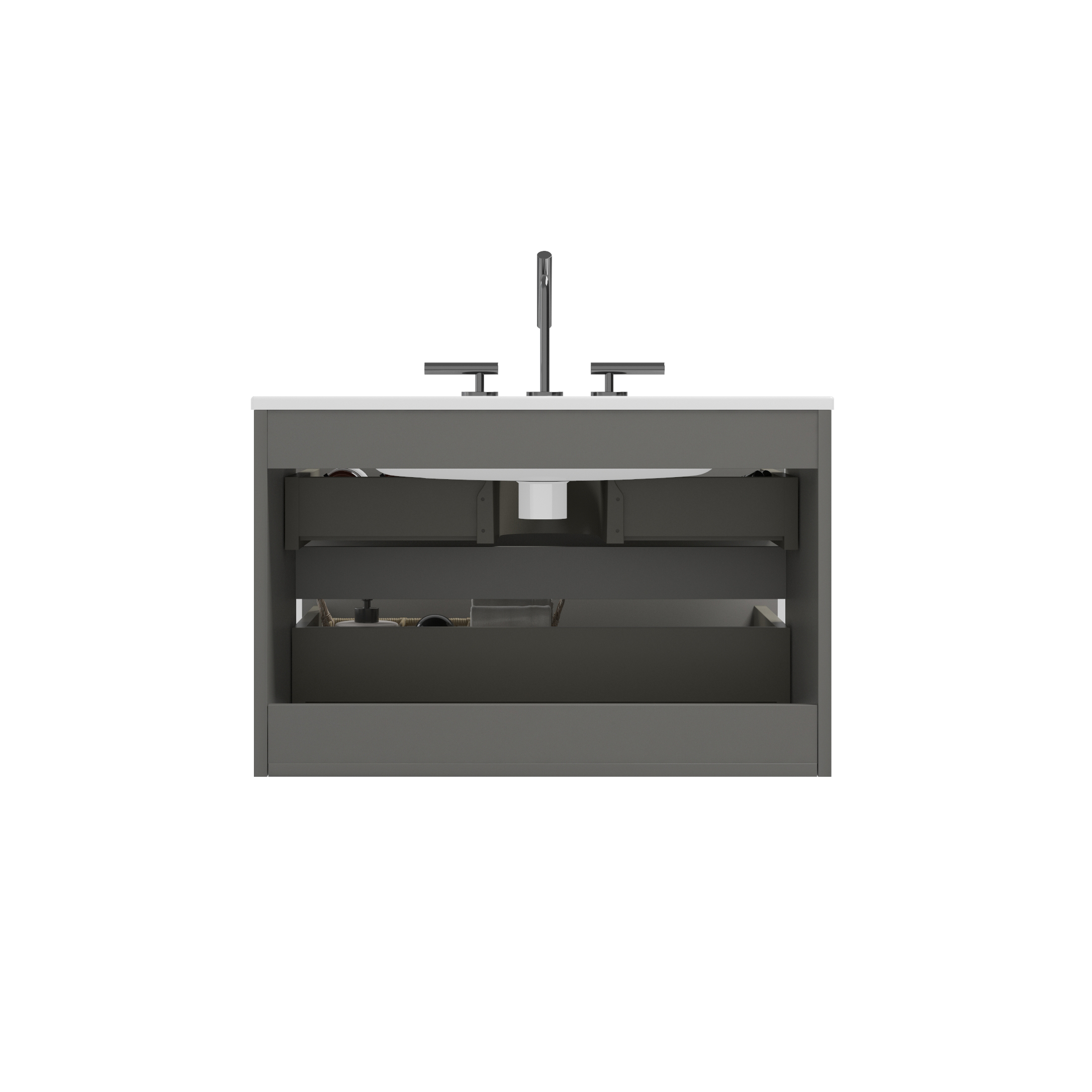 TIA 30" Wall Mount Space Bathroom Vanity