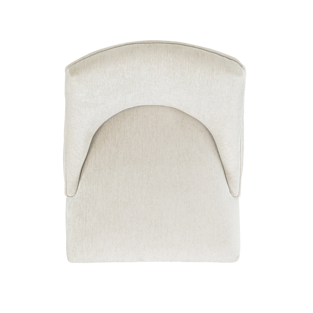 Beever Wood Chenille Dining Chair Set of 2