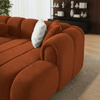 Beatrice Modern Tufted Burnt Sectional