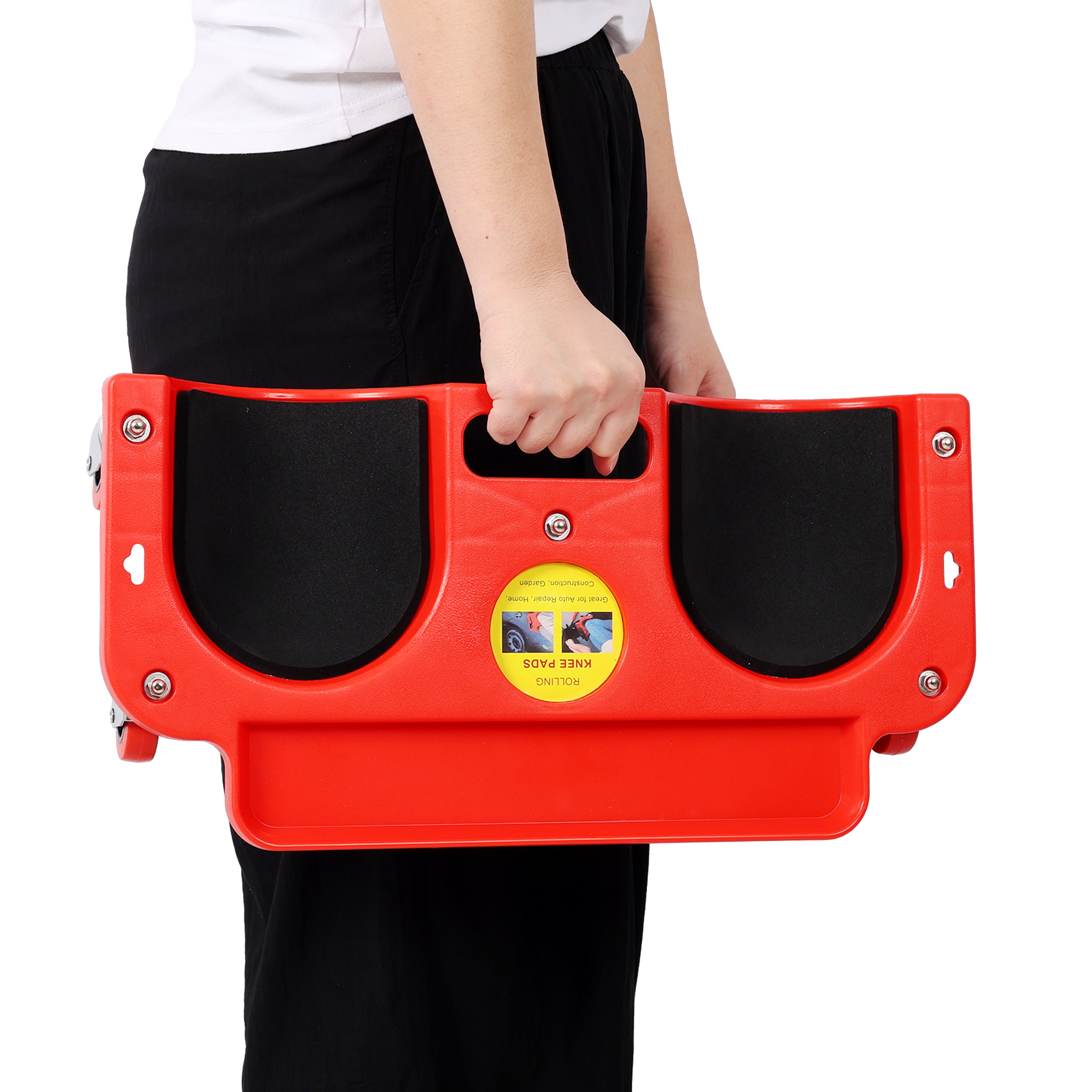 Rolling Knee Creeper Durable Knee Pads with Tool Tray