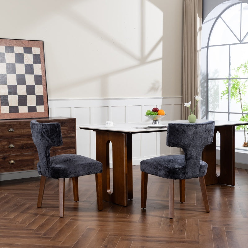 Mid Century Modern Dining Chairs Set of 2