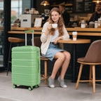 HIFINE TOURIST 20"/24"/28" 3 Pcs/set in ABS Spinner Wheel Luggage
