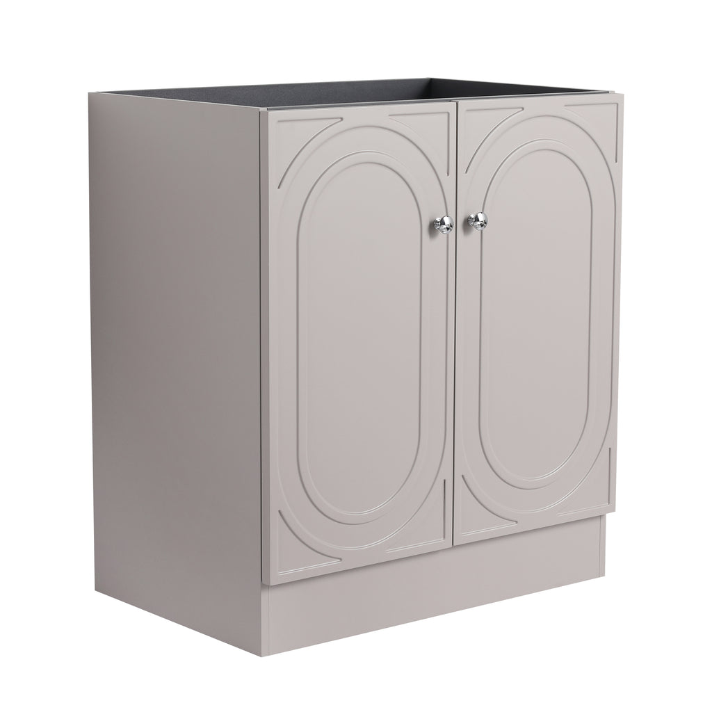 30" Freestanding Bathroom Vanity & 2 Soft-Close Cabinet Doors