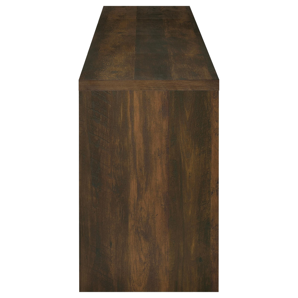 Lunetta Dark Pine 3-Piece TV Stand Entertainment Center