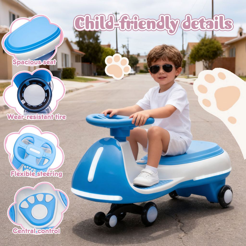 12V Kids Ride On Electric Wiggle Car