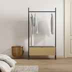 Modern Paloma Open Hanging Closet with Storage