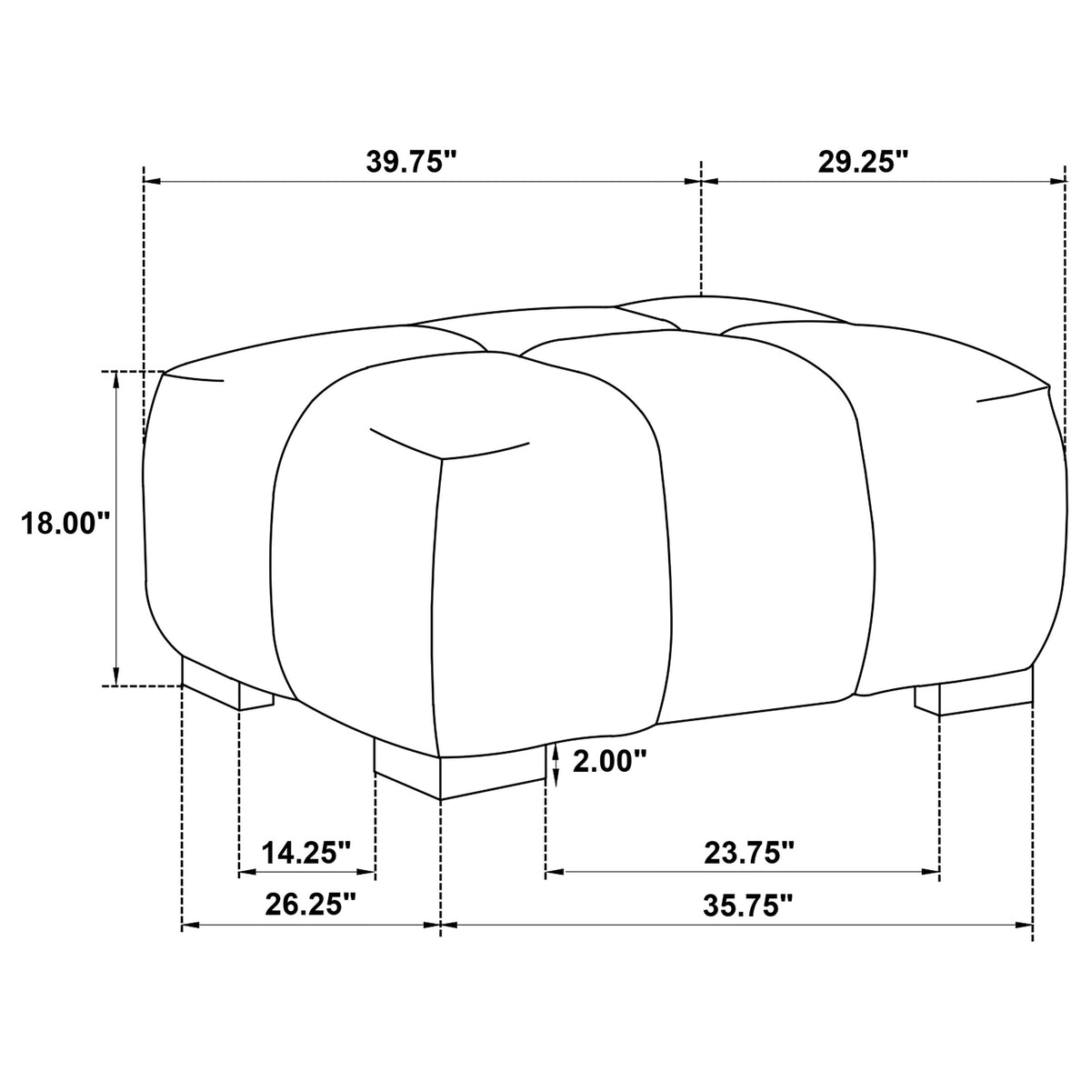 Plather Ottoman