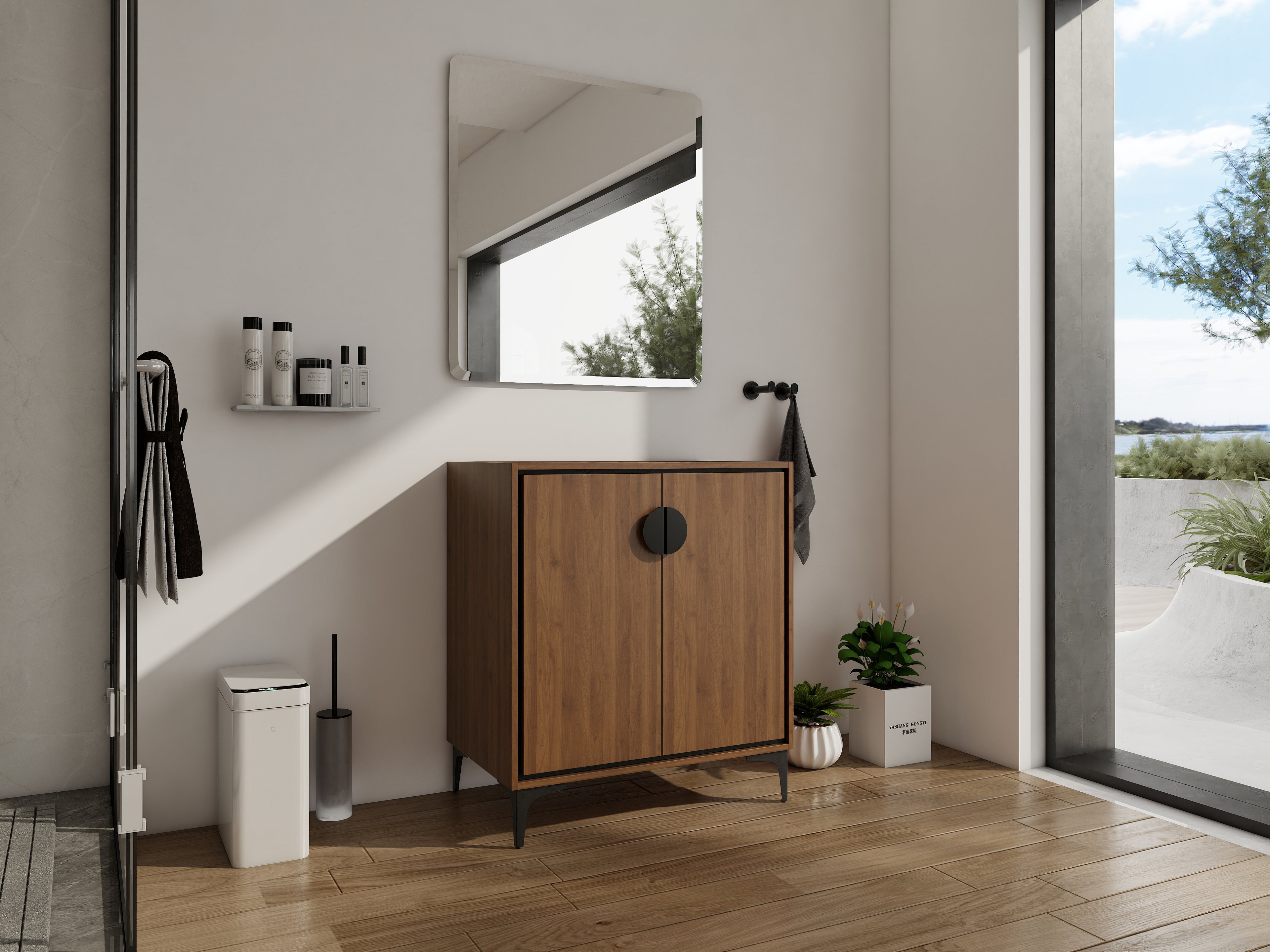 30" Bathroom Vanity with 2 Doors
