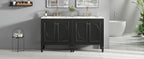 60" Bathroom Vanity with Double Sink Combo Set