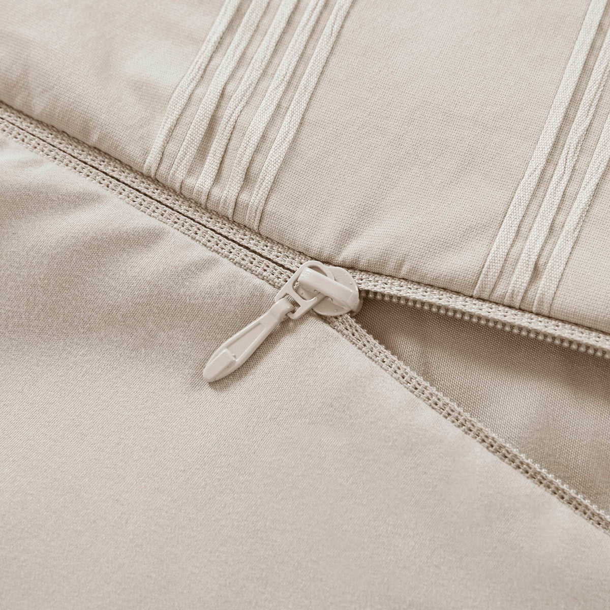 3-Piece Full Woven Striped Duvet Set