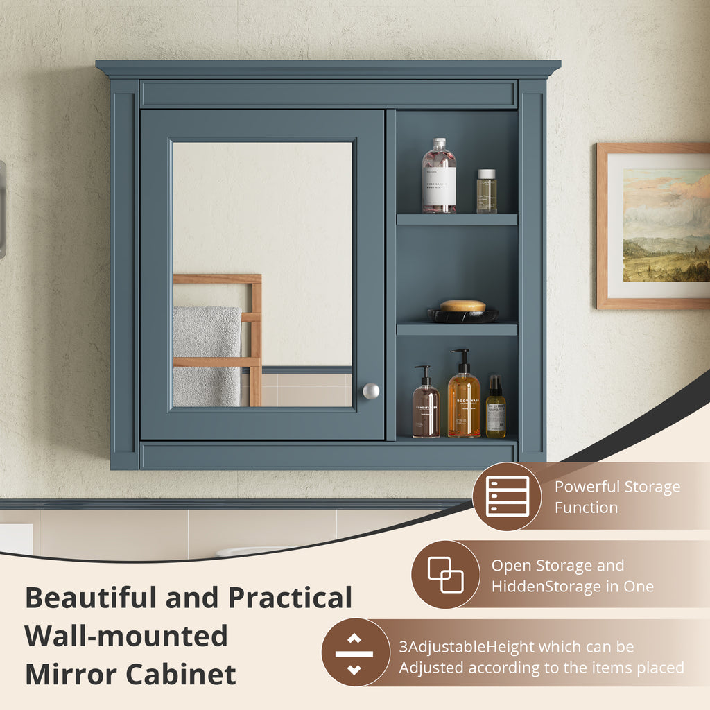 30" x 28" Medicine Cabinet with Mirror
