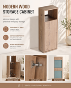 10'' Wall Mounted Storage Cabinet with Soft Close Door
