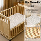 Solid Wood Baby Bassinet