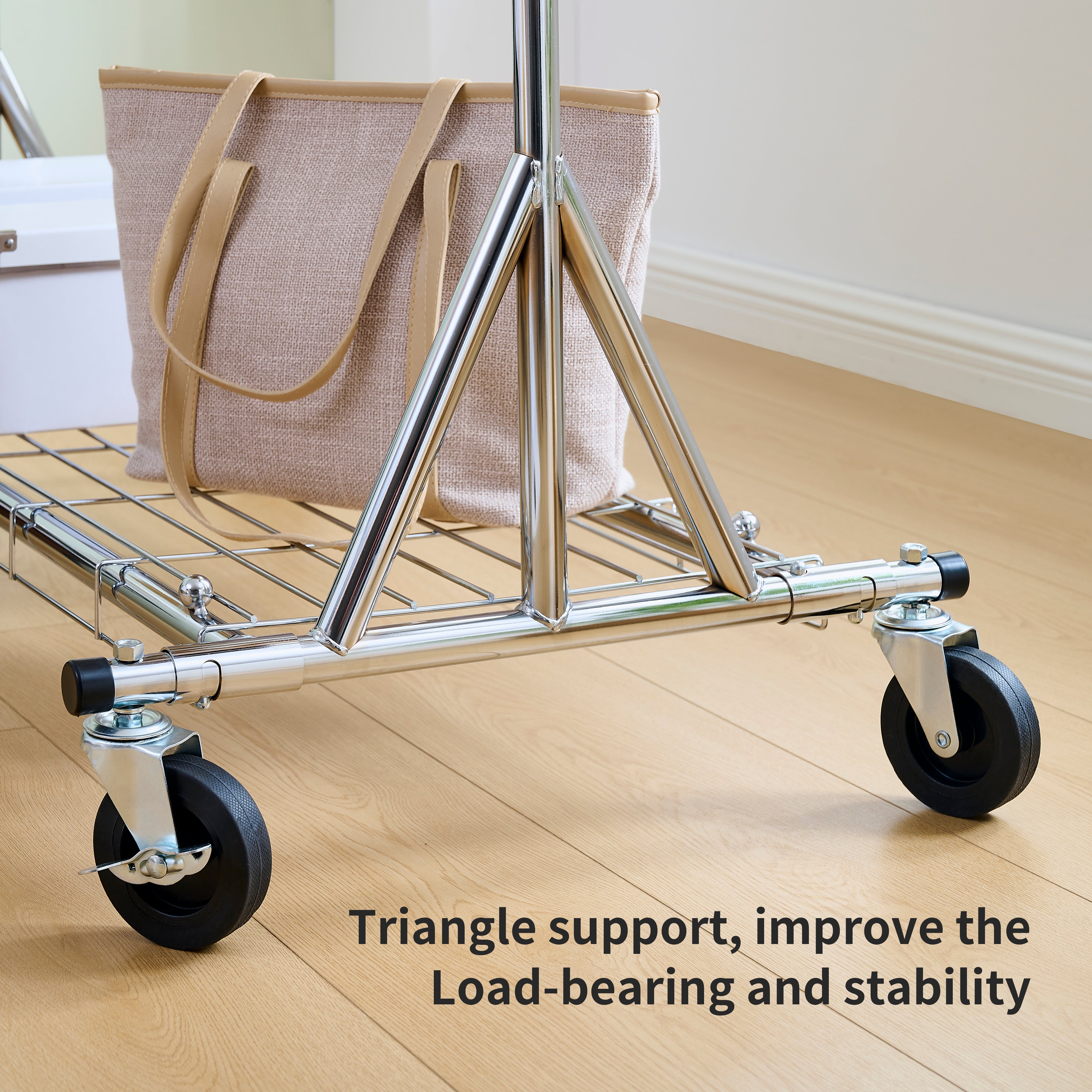 Heavy Duty Clothing Rack with Wheels