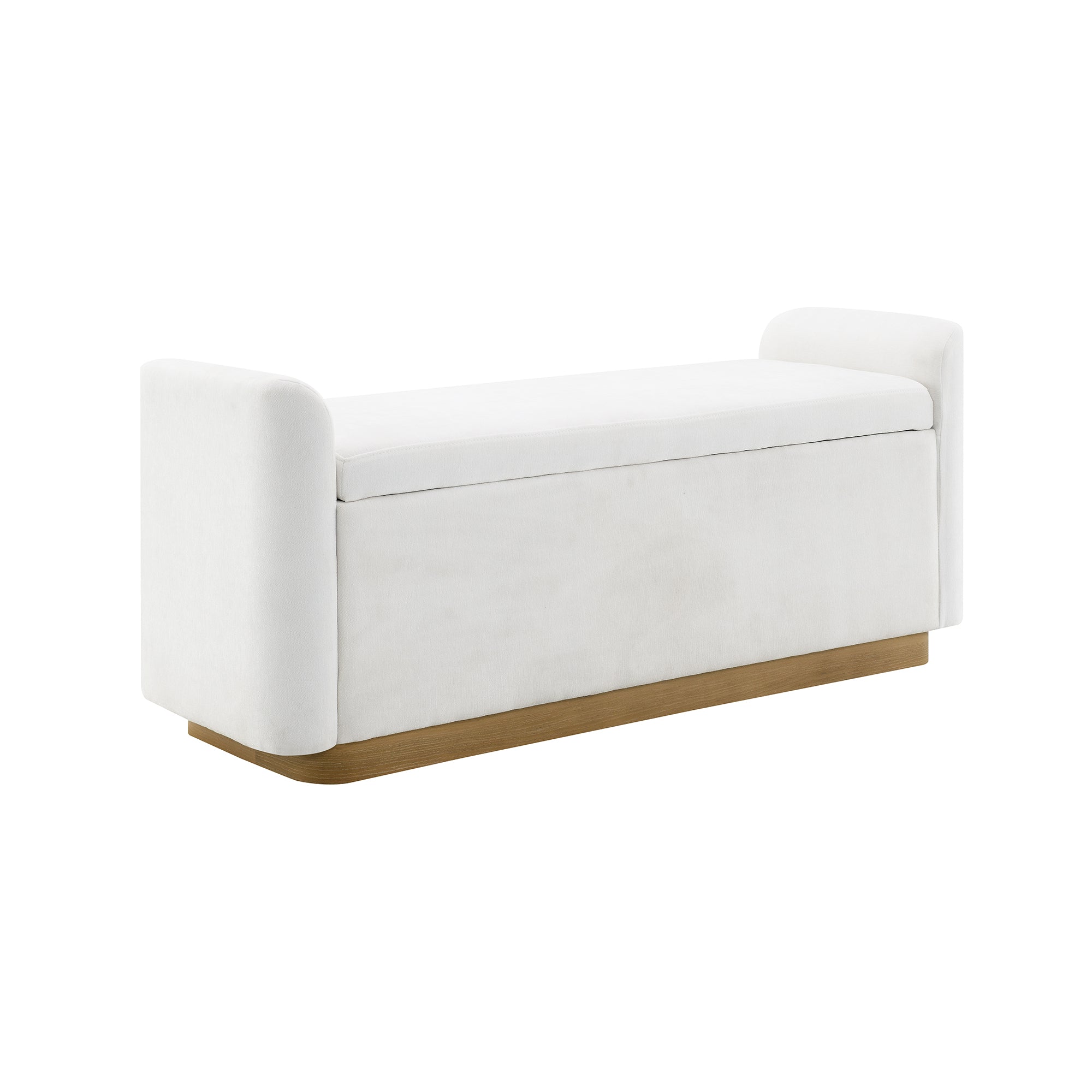 49" Bench with Storage, Storage Ottoman Bench with Safety Hinge