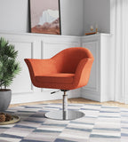 Voyager Woven Blend Swivel Lounge Chair