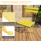 Bistro Table and Chairs Set of 2 - 3 Piece Outdoor/Indoor Set
