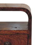 Solid Wood Extra Mini Curve Bedside
