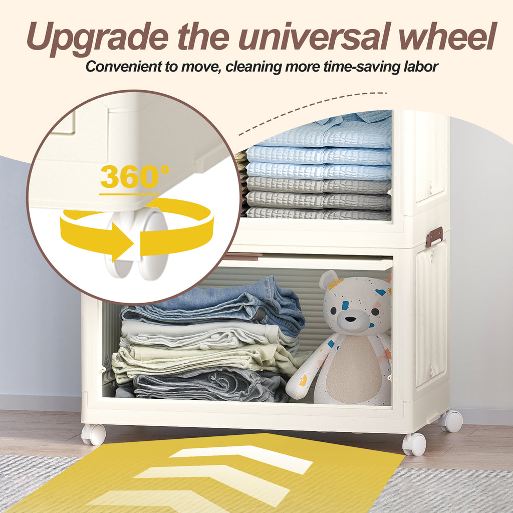 Portable Wardrobe Closet Storage Organizer for Clothes