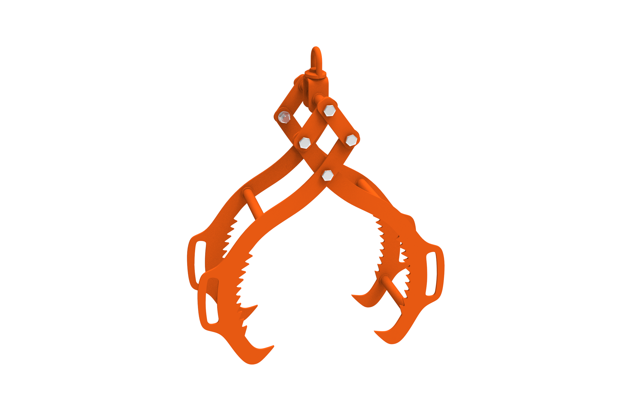 28-Inch Log Lifting Tongs with 4-Claw Heavy Duty Design