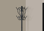 Coat Rack Hall Tree with 8 Hooks and Umbrella Holder