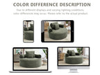 Round Sofa Bed with Memory Foam Sectional Couches