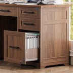 55" Farmhouse Executive Desk with Charging Station