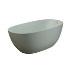 69'' Freestanding Bathtub Resin Stone Soaking Bathtub