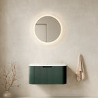 Dina 30'' Wall Mounted Plywood Cabinet with Carrara