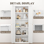 Metal Adjustable 2 Doors Storage Cabinet