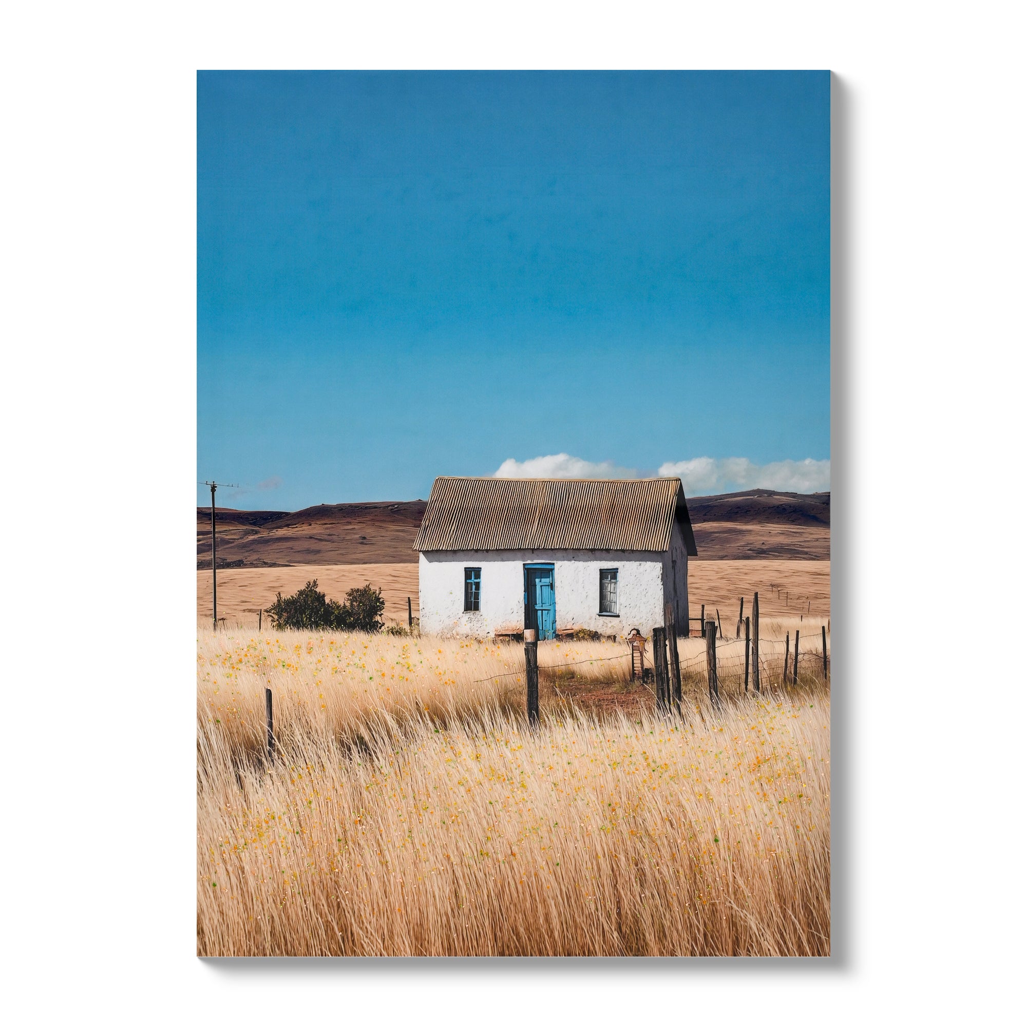 Farmhouse Canvas Wall Art: Framed