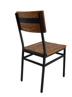 Set of 2 Assembled Commercial-Grade Farmhouse Style Dining Chairs