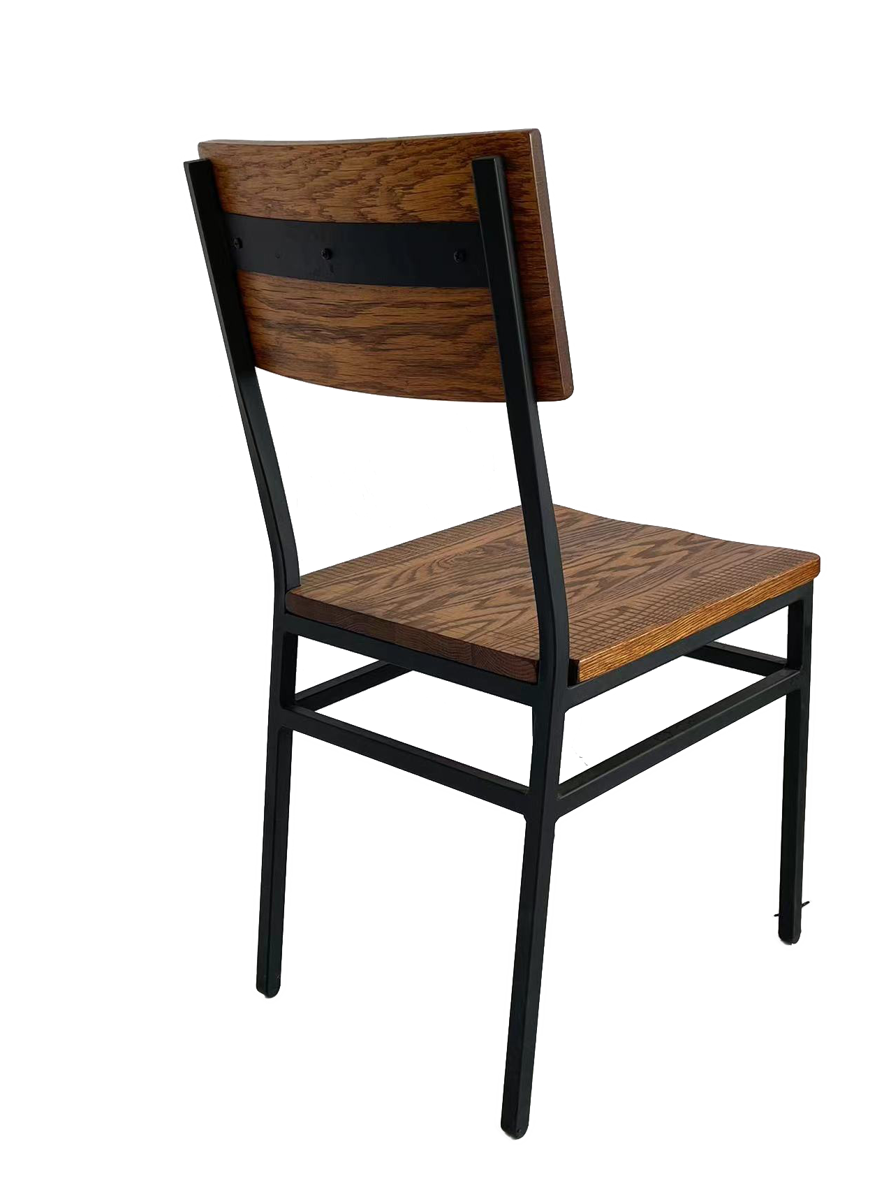 Set of 2 Assembled Commercial-Grade Farmhouse Style Dining Chairs