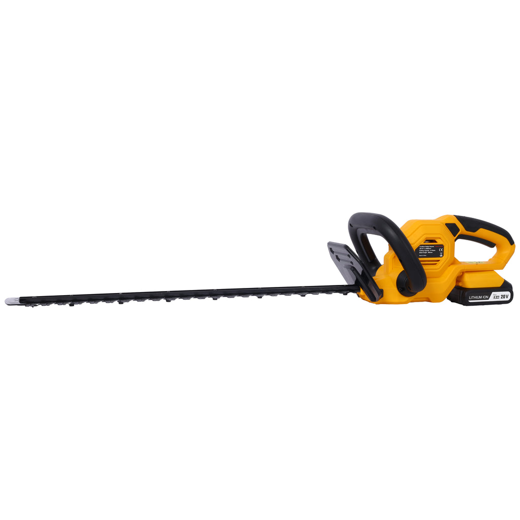 20V Cordless Hedge Trimmer, 22 Inch Steel Blade