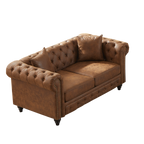FX 63.5" Contemporary Design Chesterfield Sofa